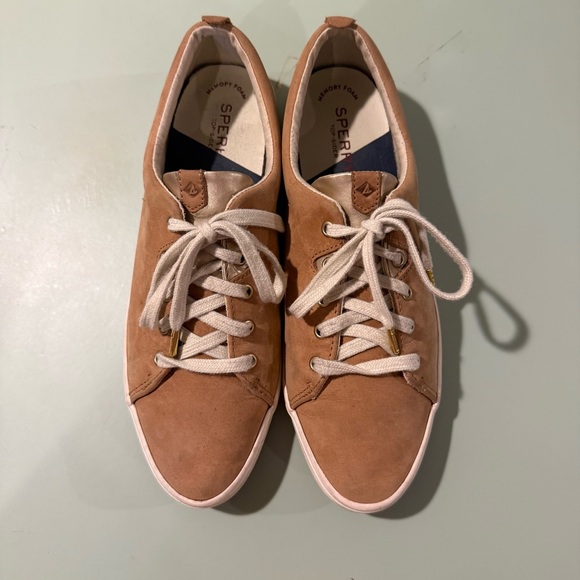 Women’s Sperry Brown Sneakers- Suede Material- US 10 - Picture 1 of 8